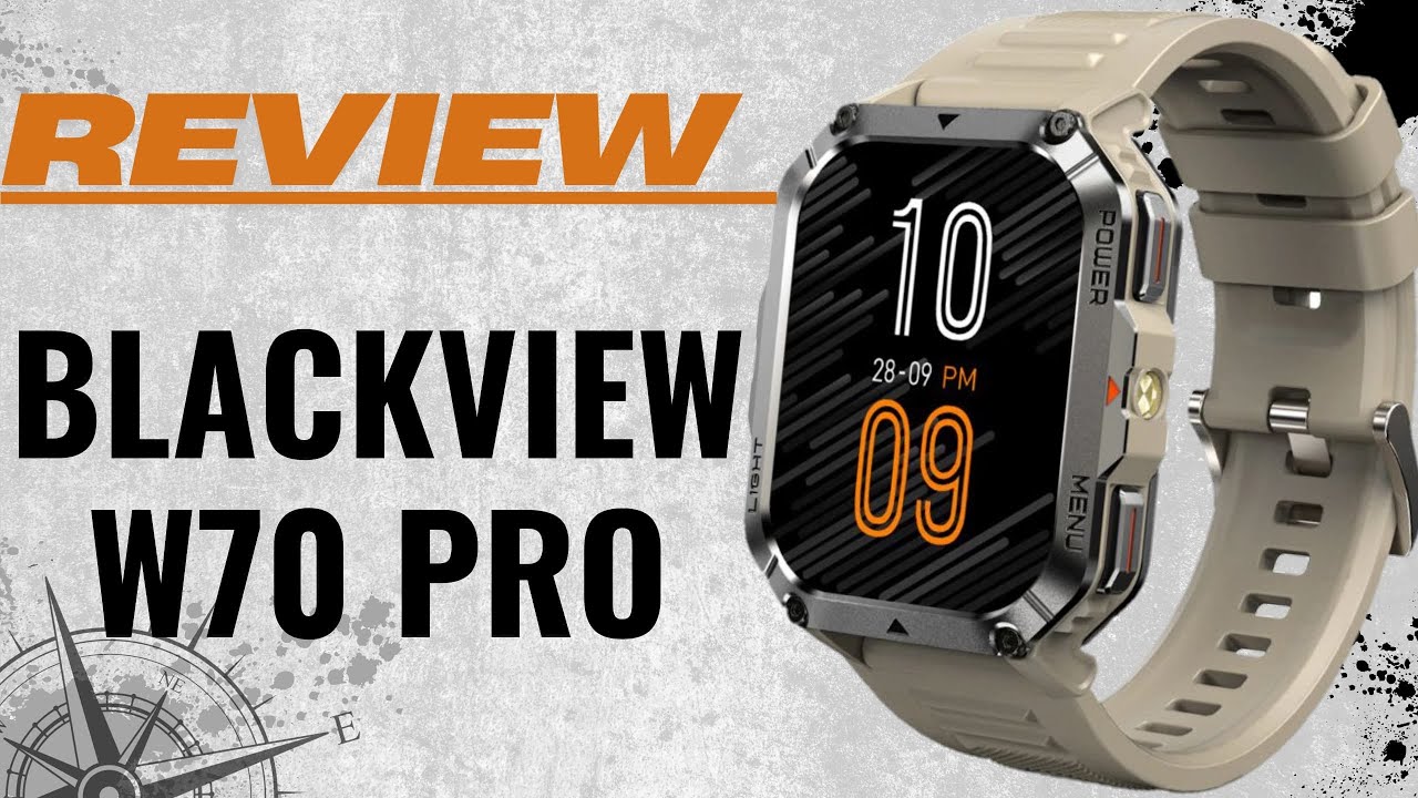 SMARTWATCH MILITAR BLACKVIEW W70. BÚSSULA, 20 DIAS BATERIA, LANTERNA E RESISTENTE A ÁGUA E CHOQUES.