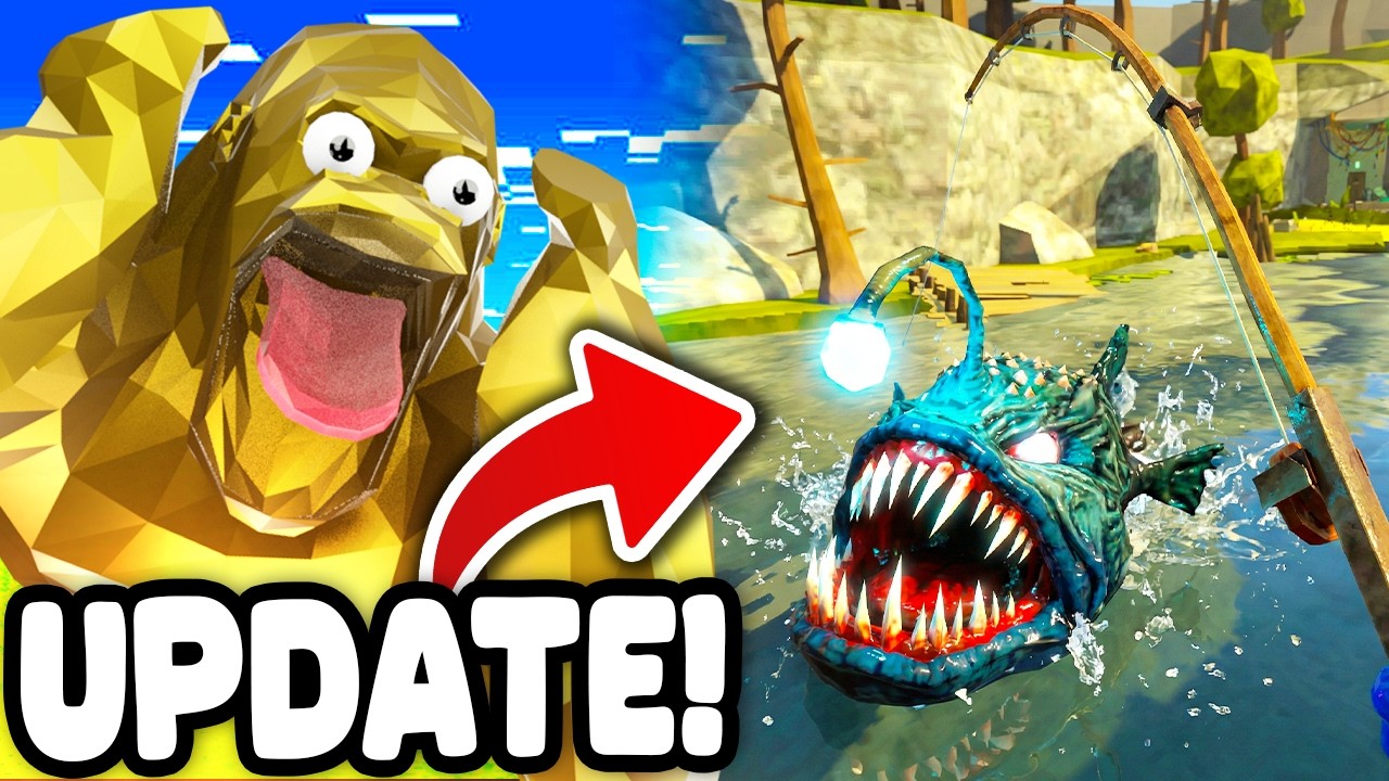 NEW ANGLER MONSTER FISHING UPDATE is INSANE in Animal Company!