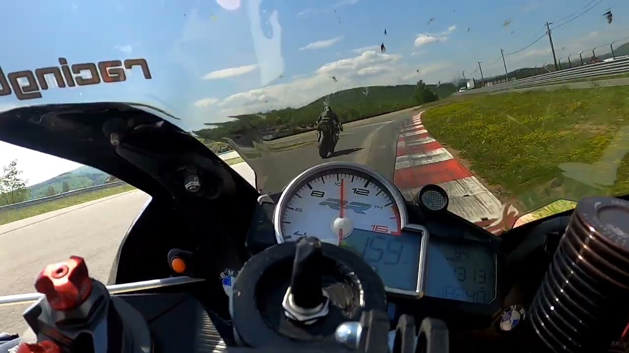 Grobnik gara over 45 on board BMW S1000RR best lap 1.33,162