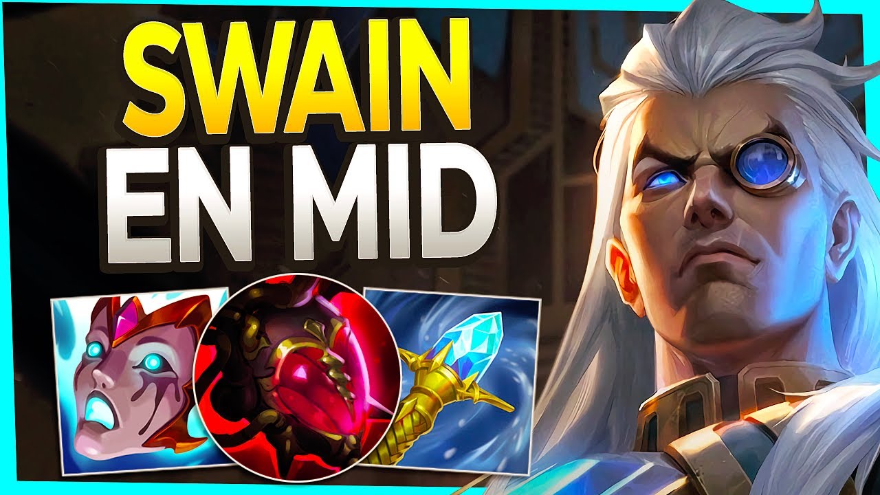 😈 ¡TOCA PONERLE LA CORREA A LA KATARINA ENEMIGA! 😈 Swain Mid Gameplay S14