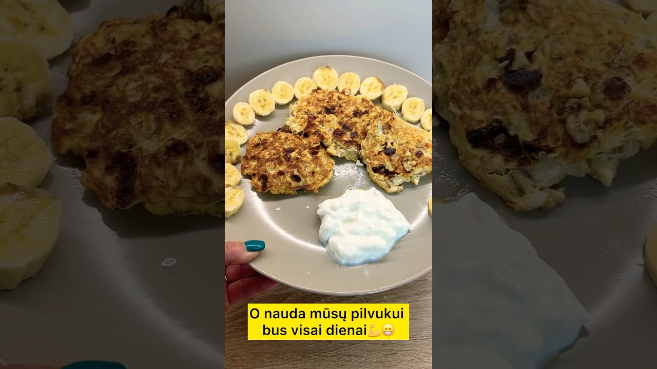 Mano mėgstamiausi sveiki pusryčiai per 5 minutes 🍌 