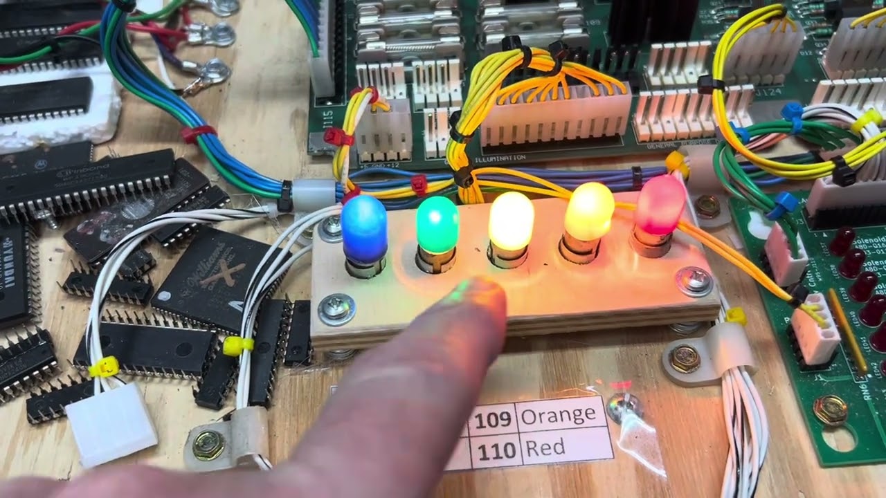 Диагностика и ремонт неисправностей цепи общего освещения платы Williams WPC PowerDriver