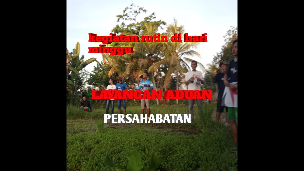 Layangan aduan persabatan Delik city vs glagah uniteD