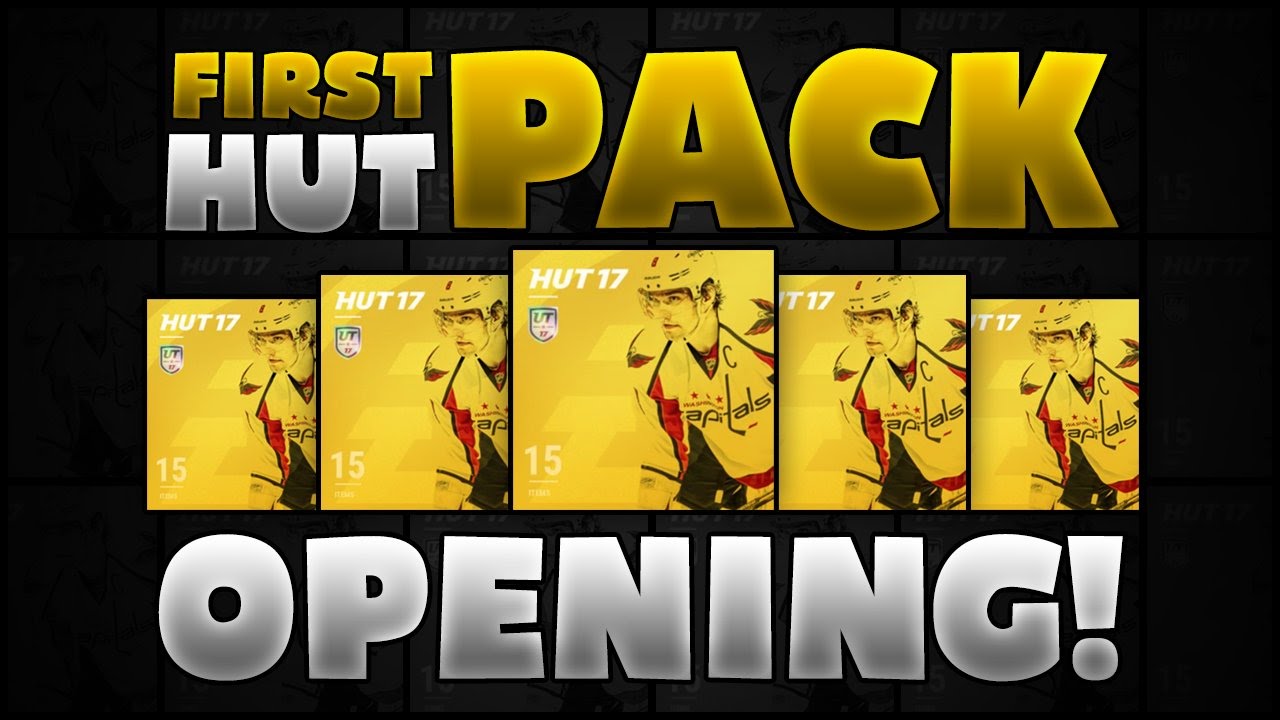 NHL17 - First Massive HUT Pack Opening!