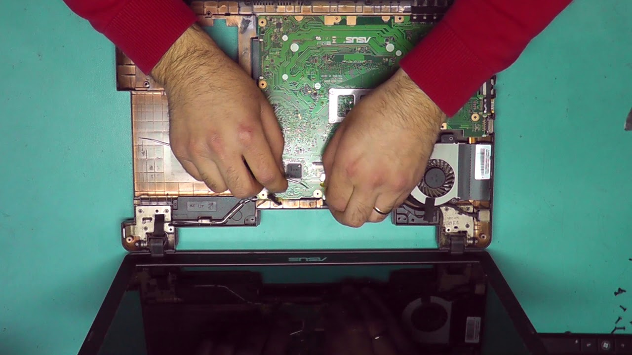 Asus x55A нет инициализации.