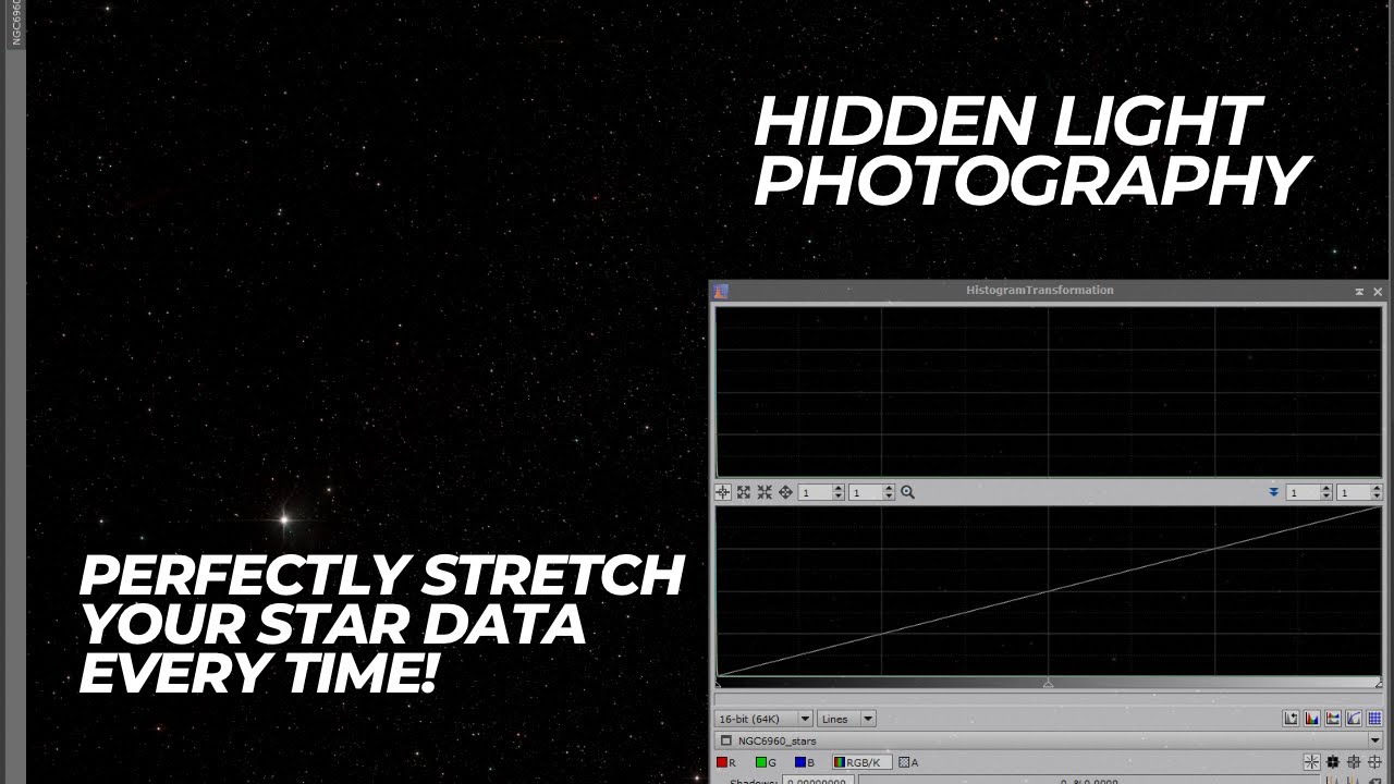 Quick & Easy Star Stretching: Master Histogram Transformation in PixInsight