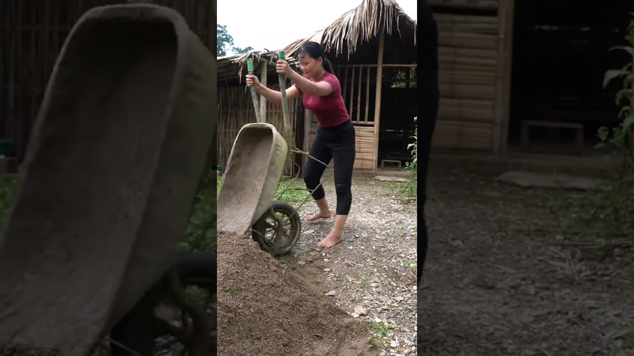 Young Girl Brings Natural Harvest to the Market | Real Village Life