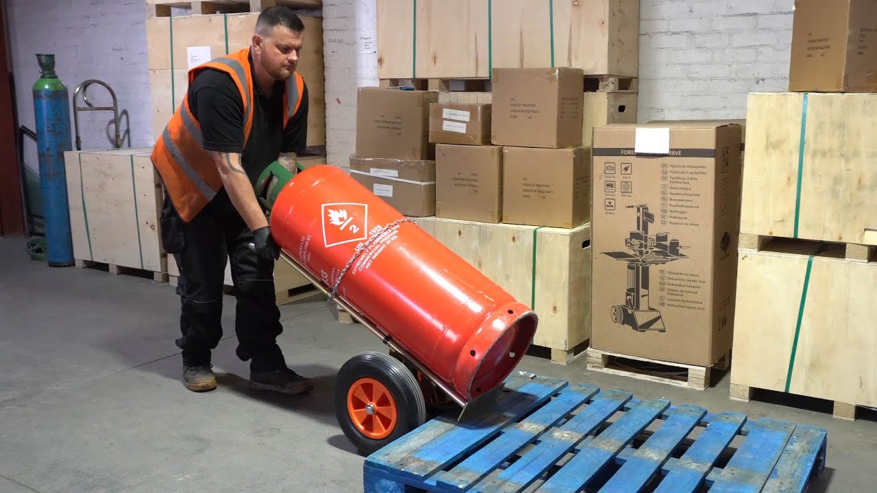 Zero Gas Bottle Trolley - Lift Up to 150 KG!