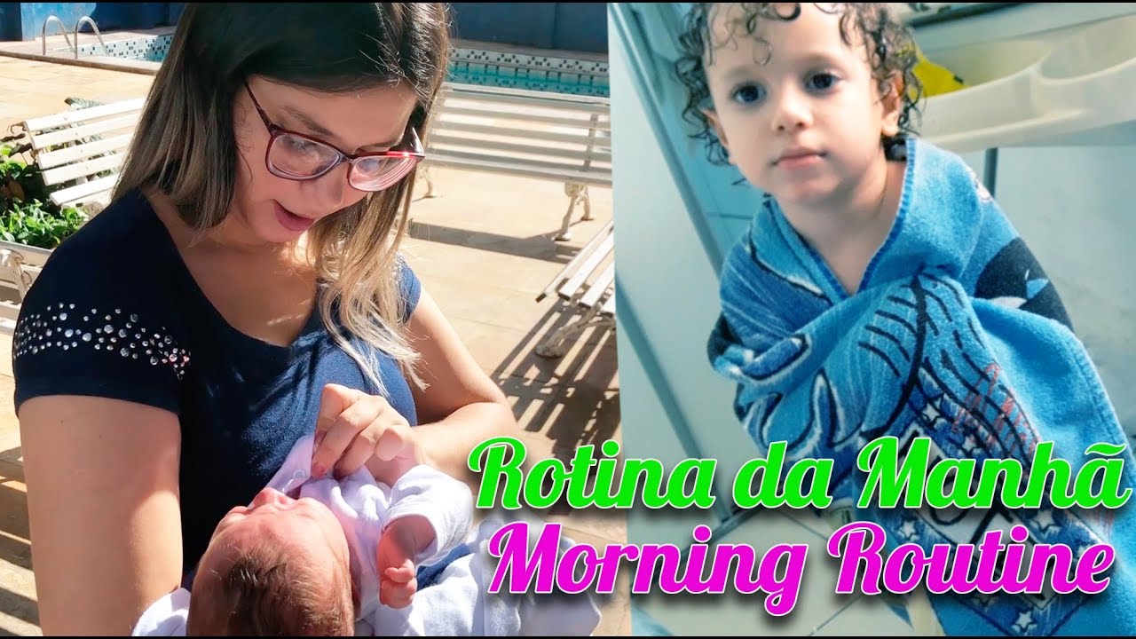 Rotina da manhã Cadu e Bebê Caio Augusto - Morning Routine