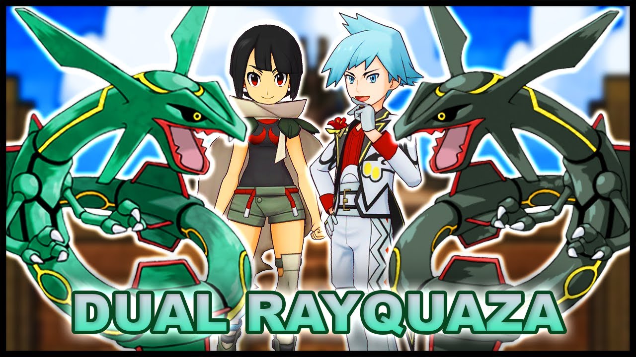 Double Rayquaza Obliteration! Zinna & Anni Steven VS Dragon Weak MM! | Pokemon Masters EX