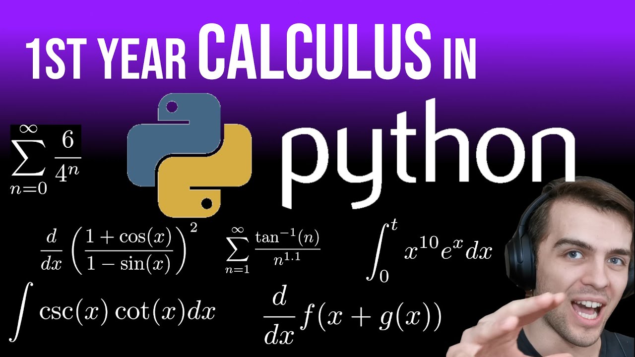 Математический анализ 1-го года обучения, но на PYTHON