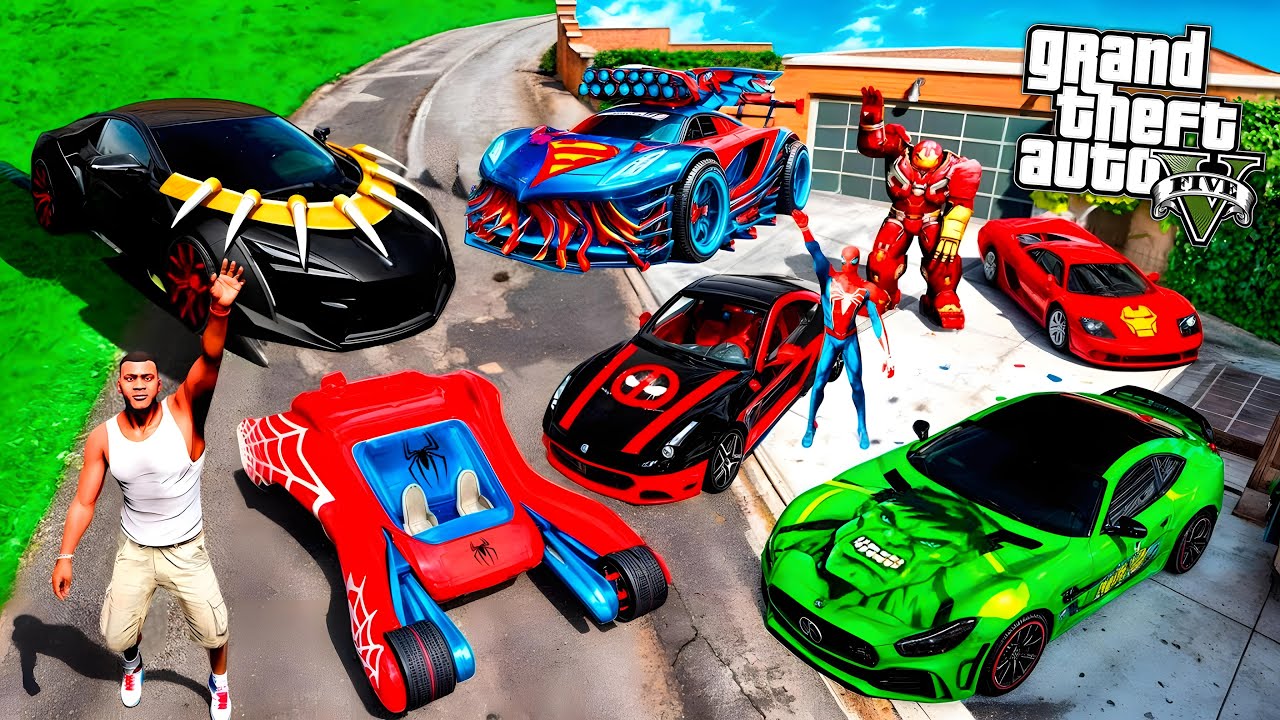 Stealing Super-Hero Cars in GTA 5