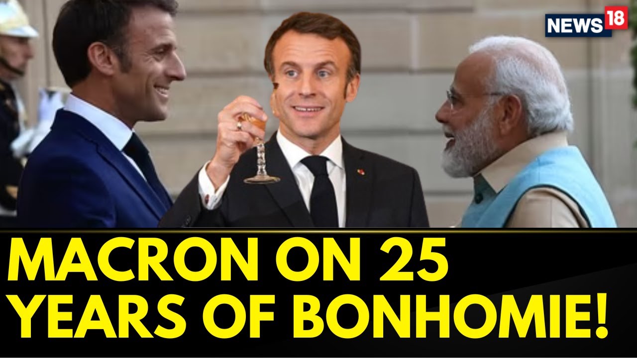 PM Modi In France: Emmanuel Macron Delivers Welcome Address For PM Modi At The Louvre | News18