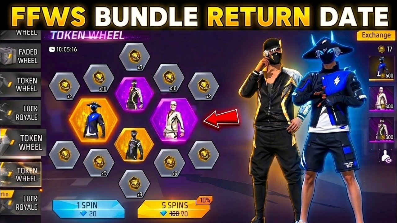 FFWS Bundle Return Date 2026 💥🥰 | FFWS Bundle Return Date | Next Universal Ring Event 