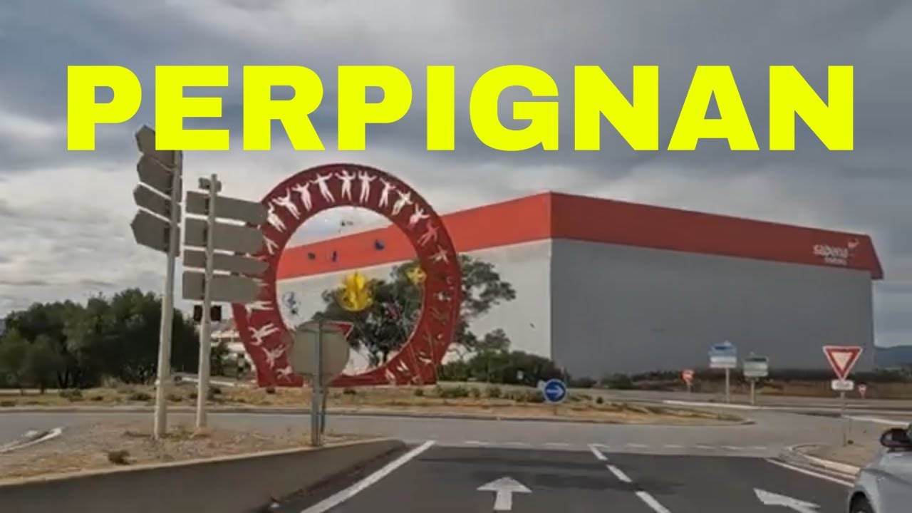 A tour of Perpignan - Driving- French region