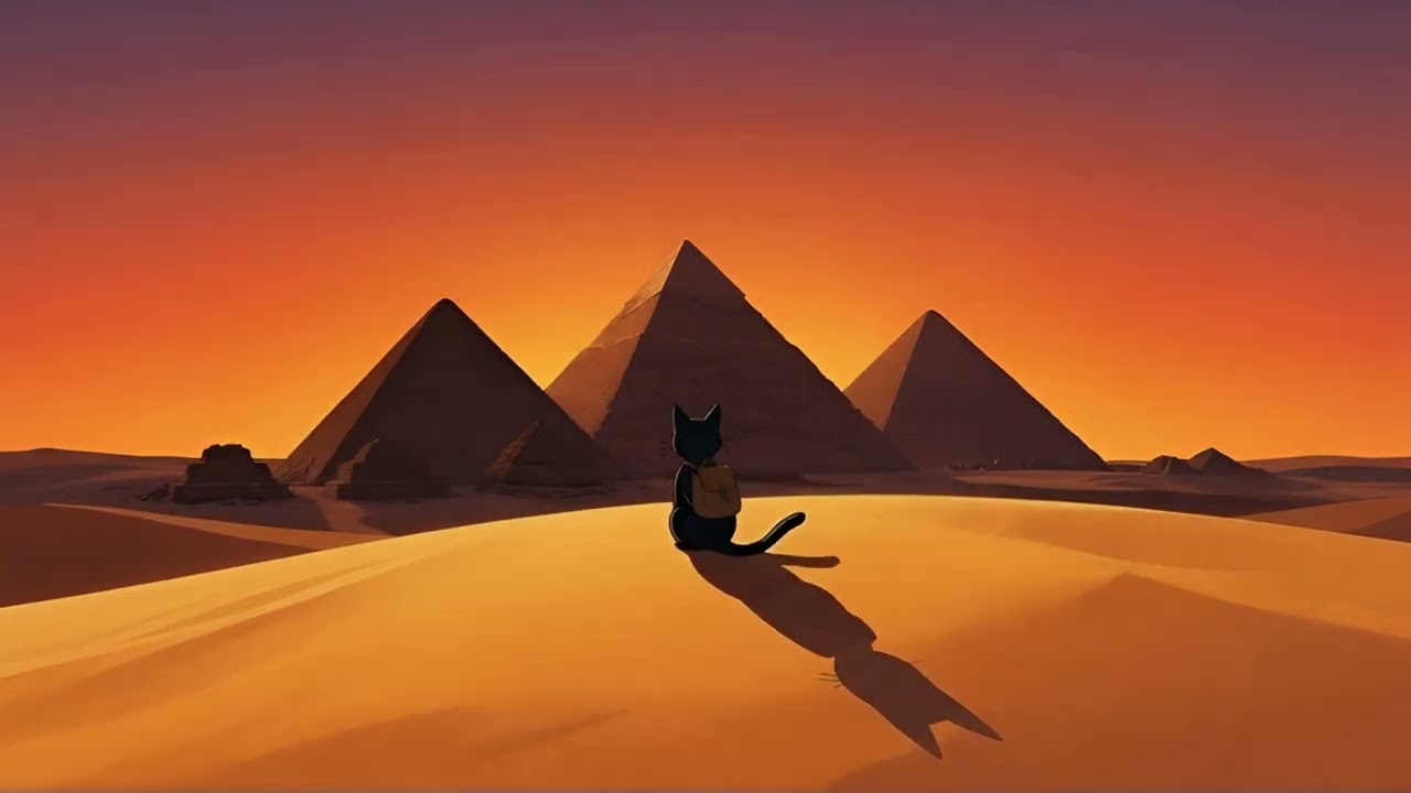 🌇 Sunset in Egypt 🐫 25 Min Pomodoro Timer • Lofi Hip Hop to Study & Focus [Viajando con Lumi]