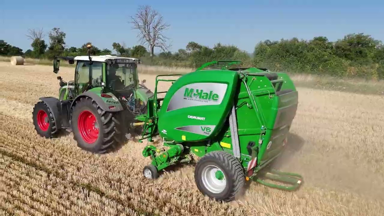MCHALE V6750 CIDAUMAT DEMO TOUR 2025 PRESSAGE PAILLE