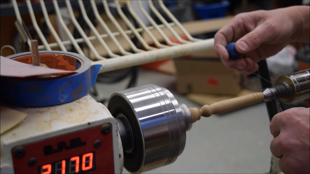 Wood Turning a Seam Ripper Handle.