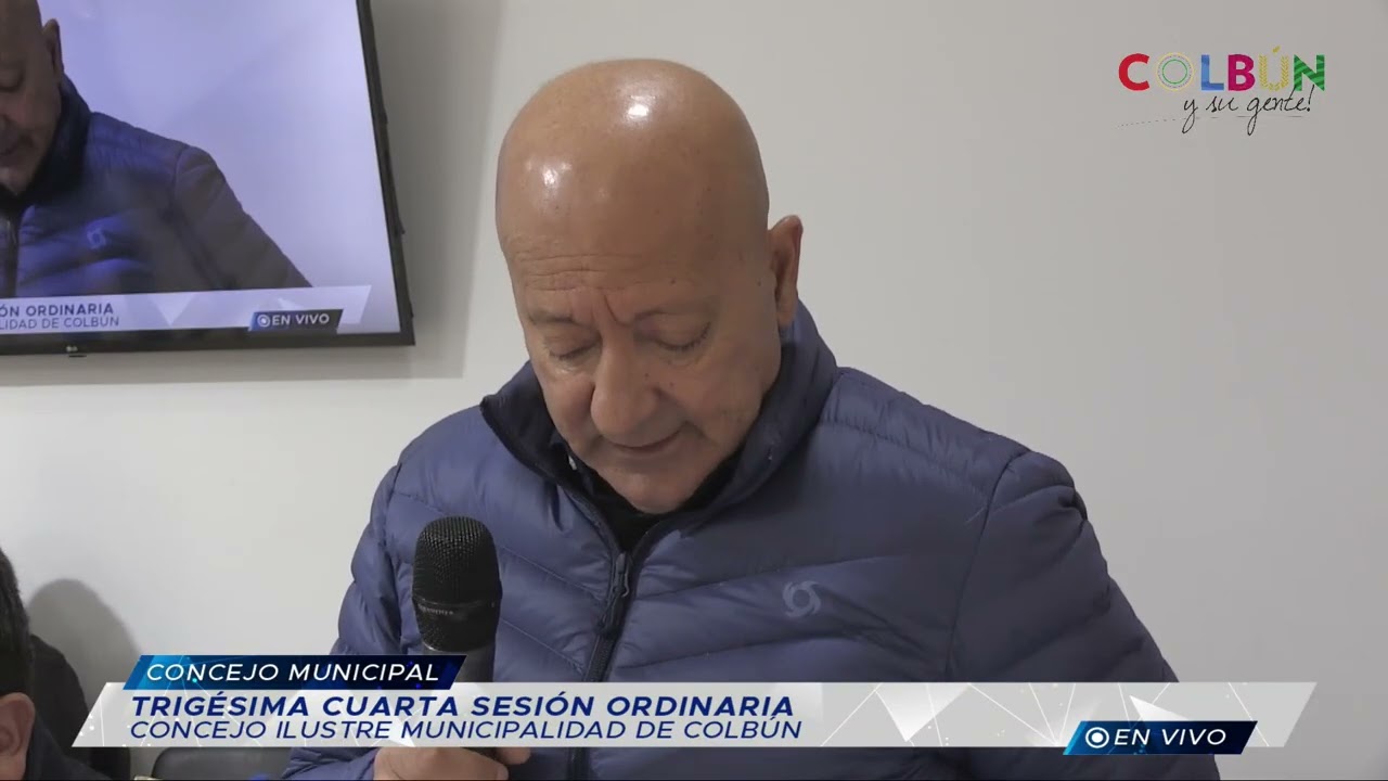 TRIGÉSIMA CUARTA SESIÓN CONCEJO MUNICIPAL