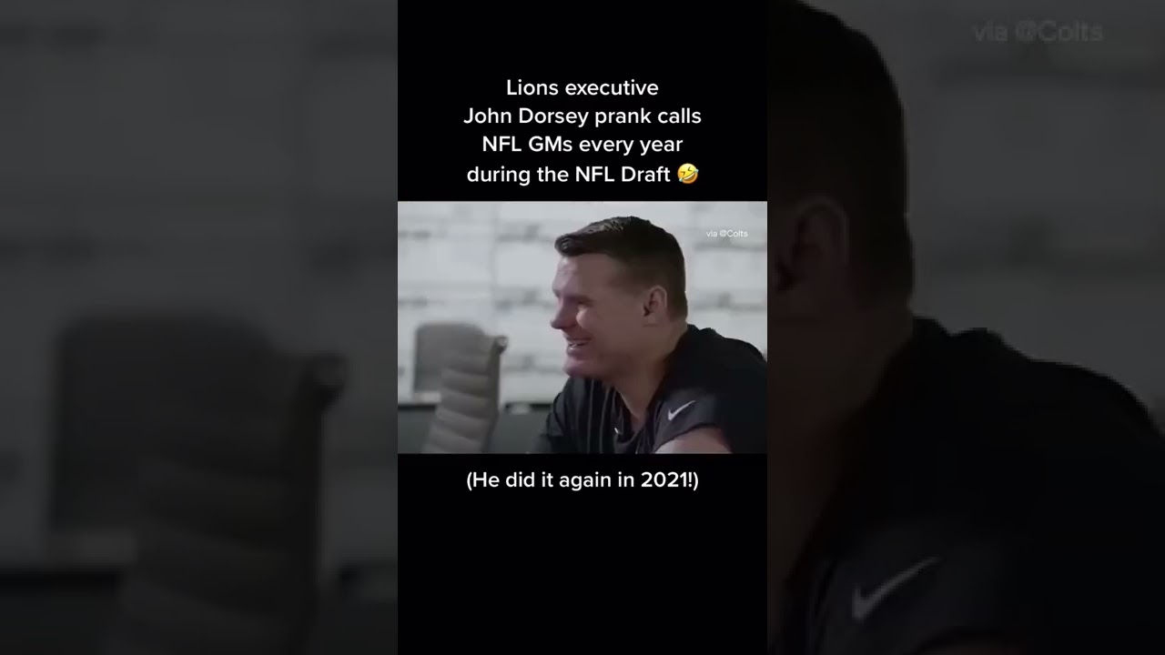John Dorsey Prank Calls GMs Every Year😂 #nfl  #football
