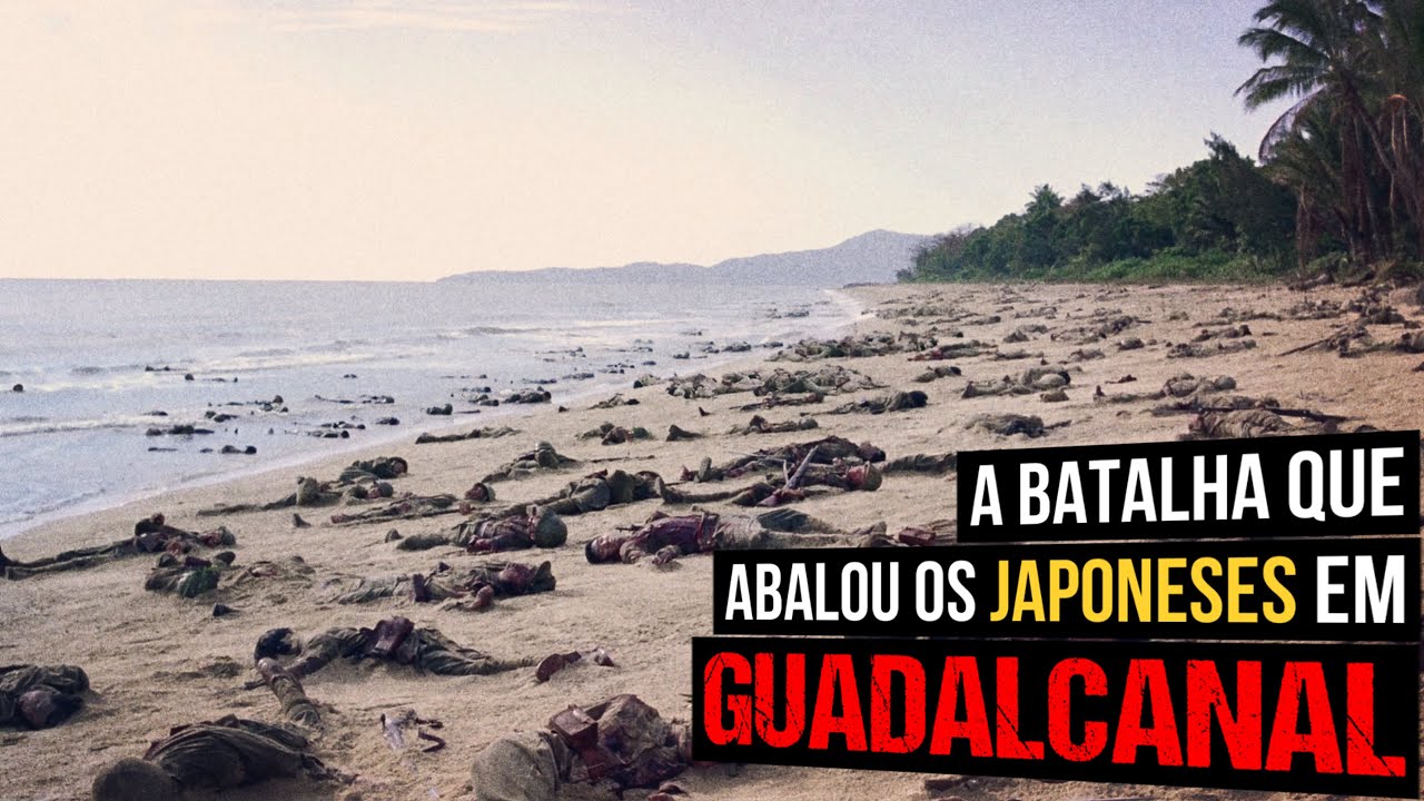 CENAS REAIS! GUADALCANAL - A BATALHA QUE ABALOU OS JAPONESES EM ALLIGATOR CREEK