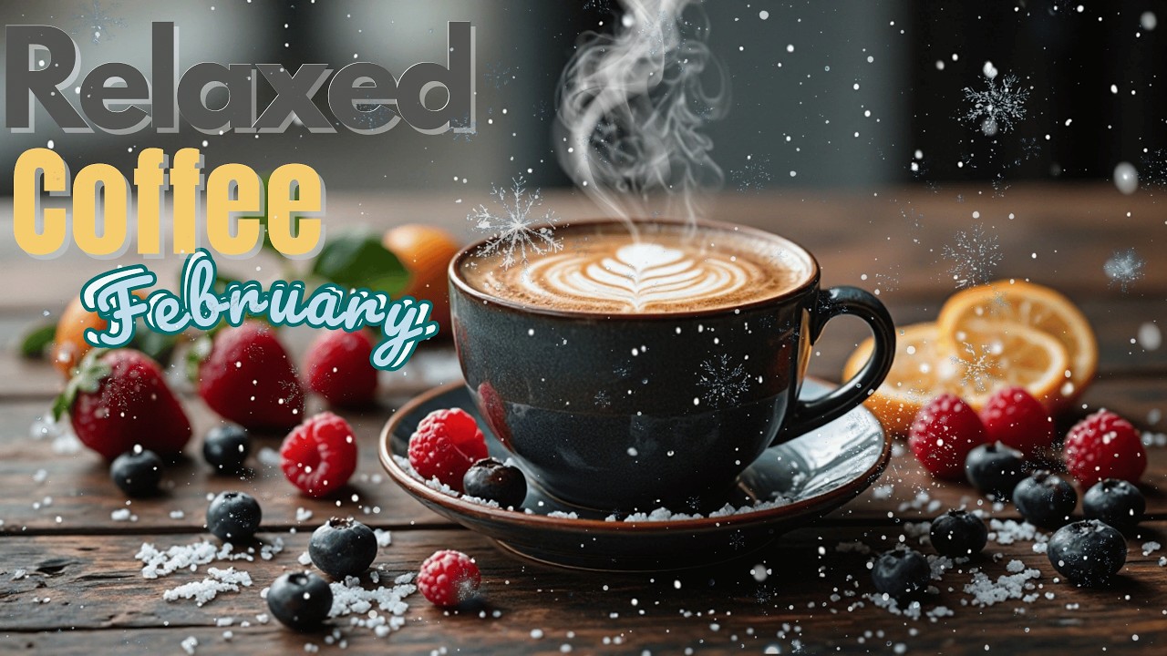 Happy February Jazz ~ Relaxing Winter Coffee Music and Bossa Nova Instrumental for Great Mood
