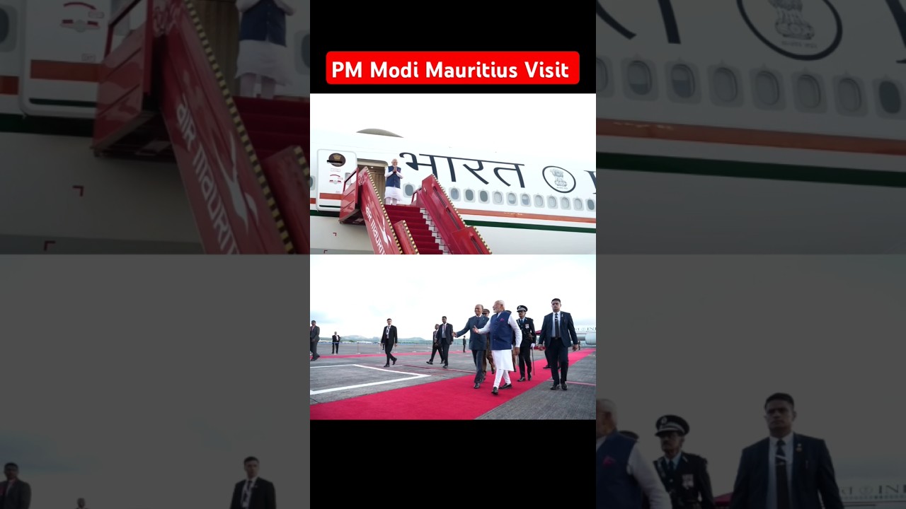 PM Modi Mauritius Visit #pmmodi #narendramodi #mauritius #india