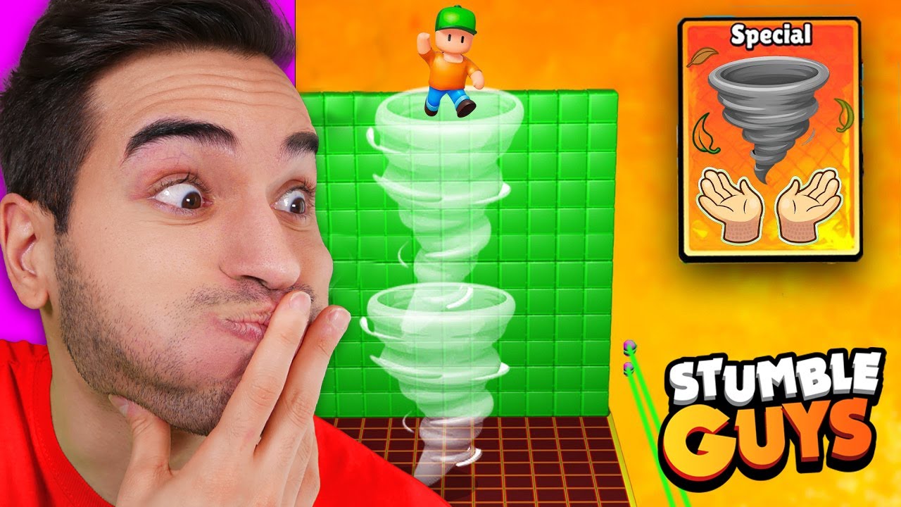 PROVO LA NUOVA ABILITÀ DEL VENTO SU STUMBLE GUYS