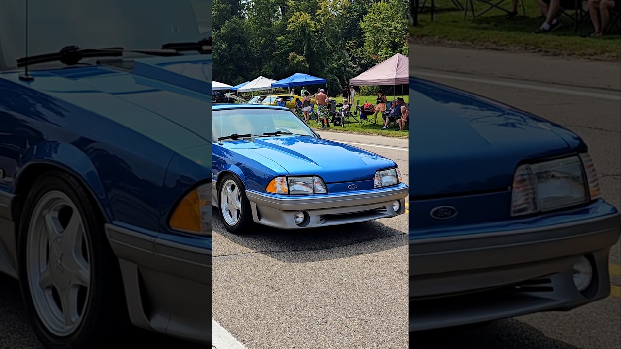 Ford Mustang GT Classic Foxbody Drive By Engine Sound Cruisin' Hines 2024