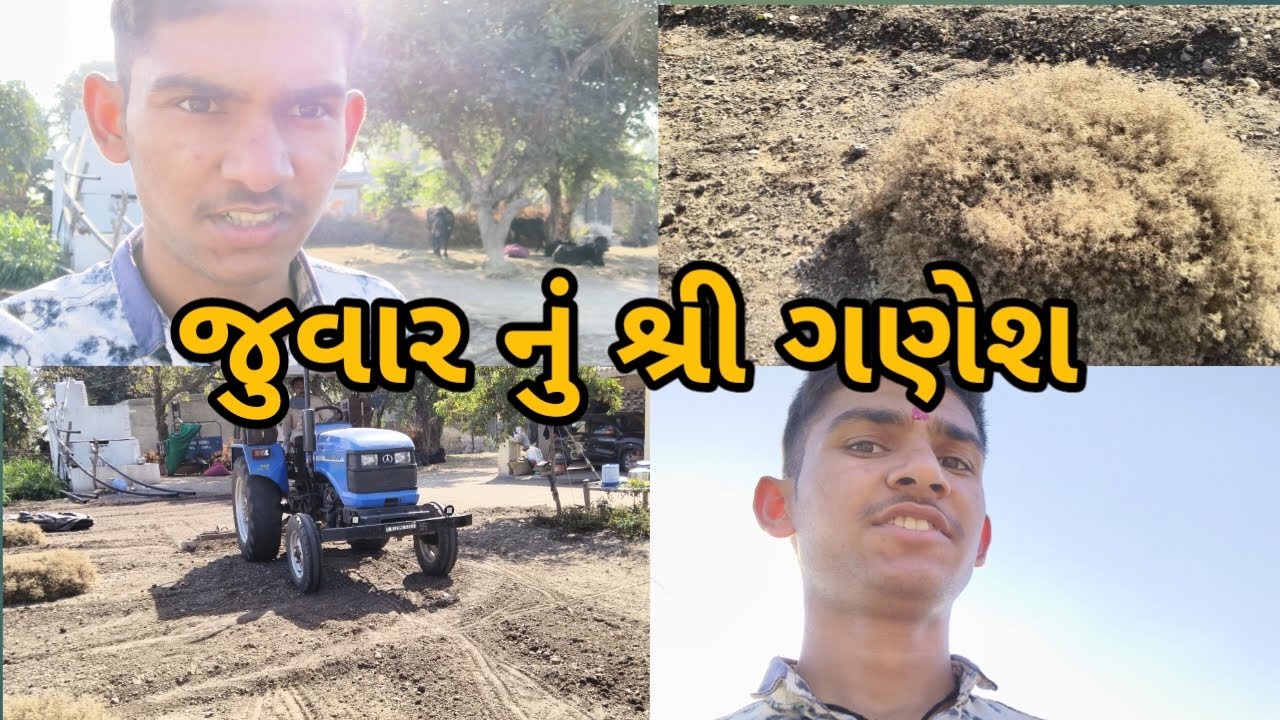 કામ ની બાકાજીકી | ઉનાળું વાવેતર જુવાર માં શ્રી ગણેશ 