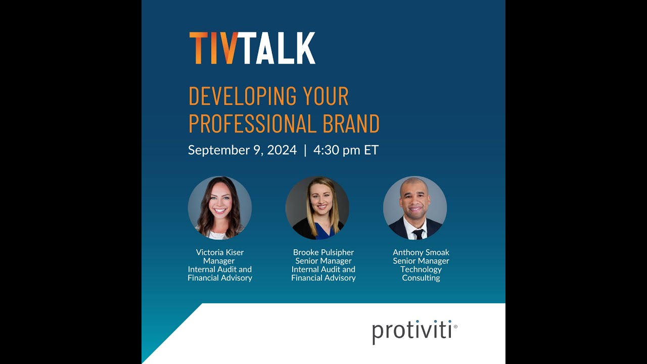 TivTalk | Developing Your Professional Brand