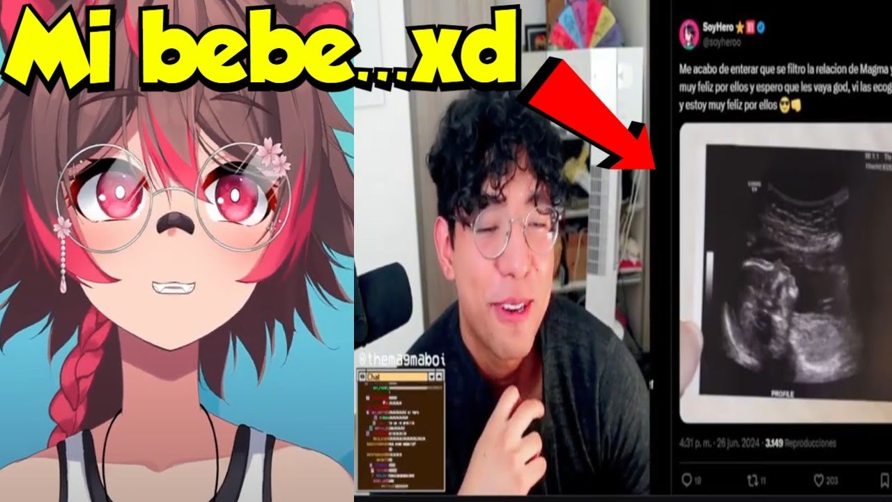 Magma embarazo a Rakun real no fake 😮