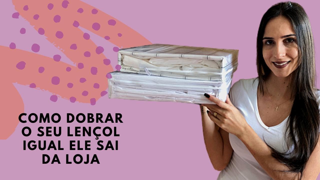 Como Dobrar o seu Jogo de Lençol Perfeitamente