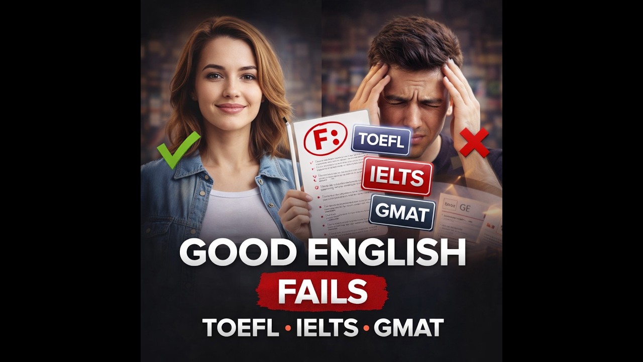 Fluent but Failing? The Hidden Logic of TOEFL, IELTS & GMAT