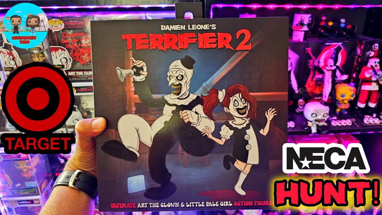 NEW Neca Terrifier 2 Ultimate 2-Pack! | Target Neca Hunt | Art The Clown and Little Pale Girl Neca 