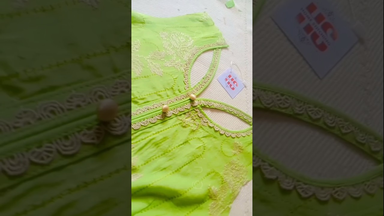 New Shital lace neck Design 