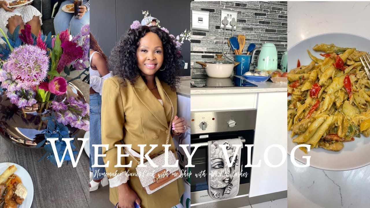 WEEKLY VLOG:Homemaker Diaries|Cook with me|Maintainance|New lashes|Shop with me|Influencer Event