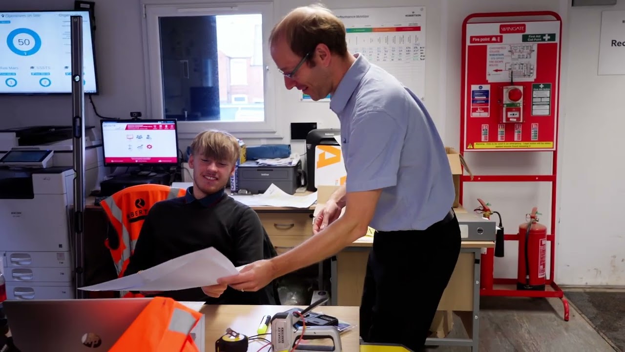 Meet Billy, a Site Manager Apprentice at Chesterfield College