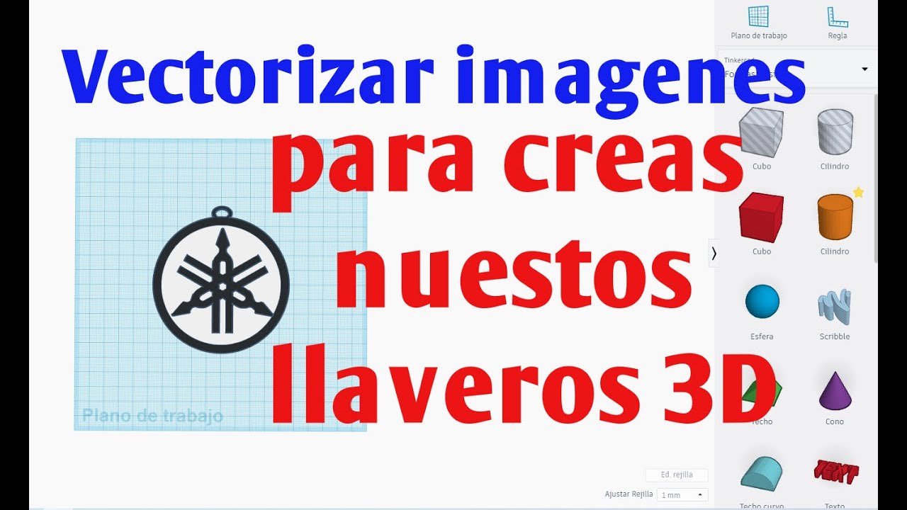 Vectorizar imagenes para crear nuestros llaveros 3D