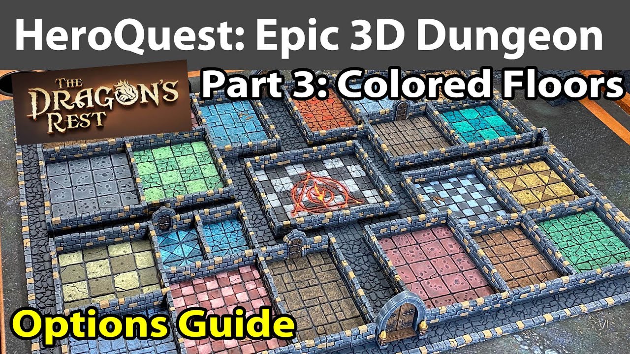 HeroQuest Epic 3D-Printed Board Part 3