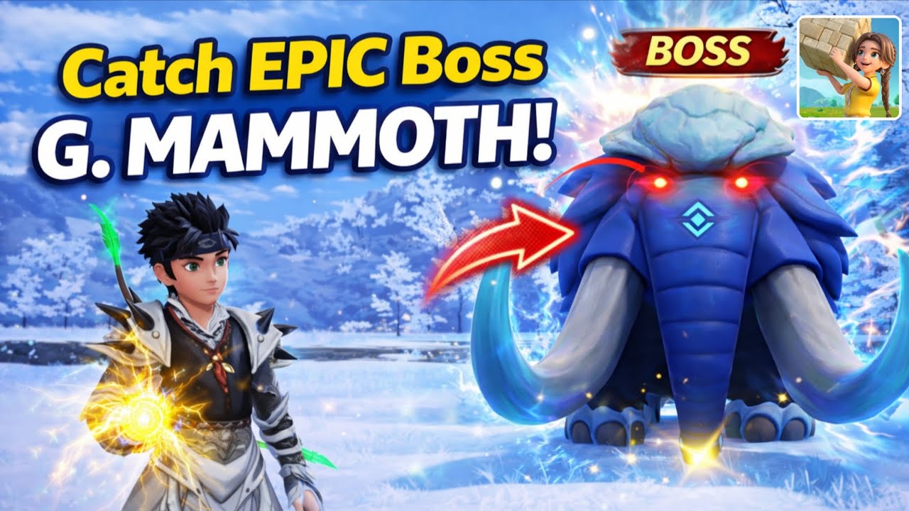 😎 Catching The Boss G. MAMMOTH 😱 | Epic Boss Fight Gameplay #lightus 