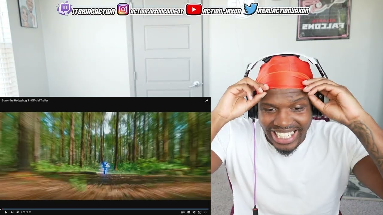 Action Jaxon reacts to Sonic the Hedgehog 3 - Official Trailer
