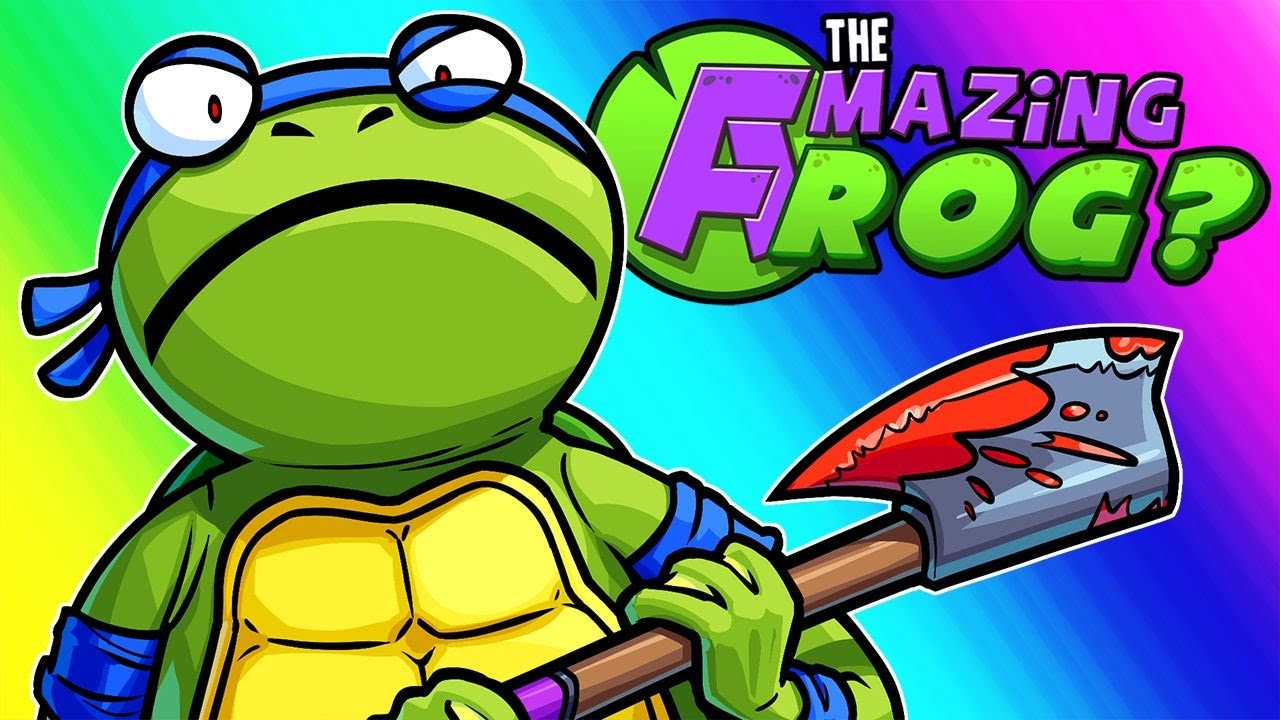 Amazing Frog - Teenage Mutant Ninja Frogs!