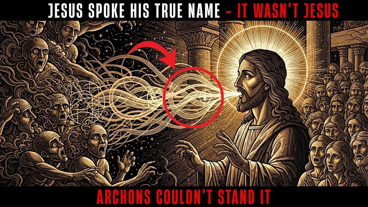 Jesus Spoke His Real Name Once — It Wasn't Jesus, And The Archons Trembled When He Said It