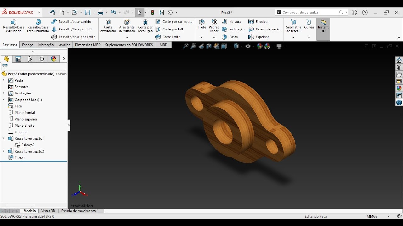 #solidworks  exercício 2