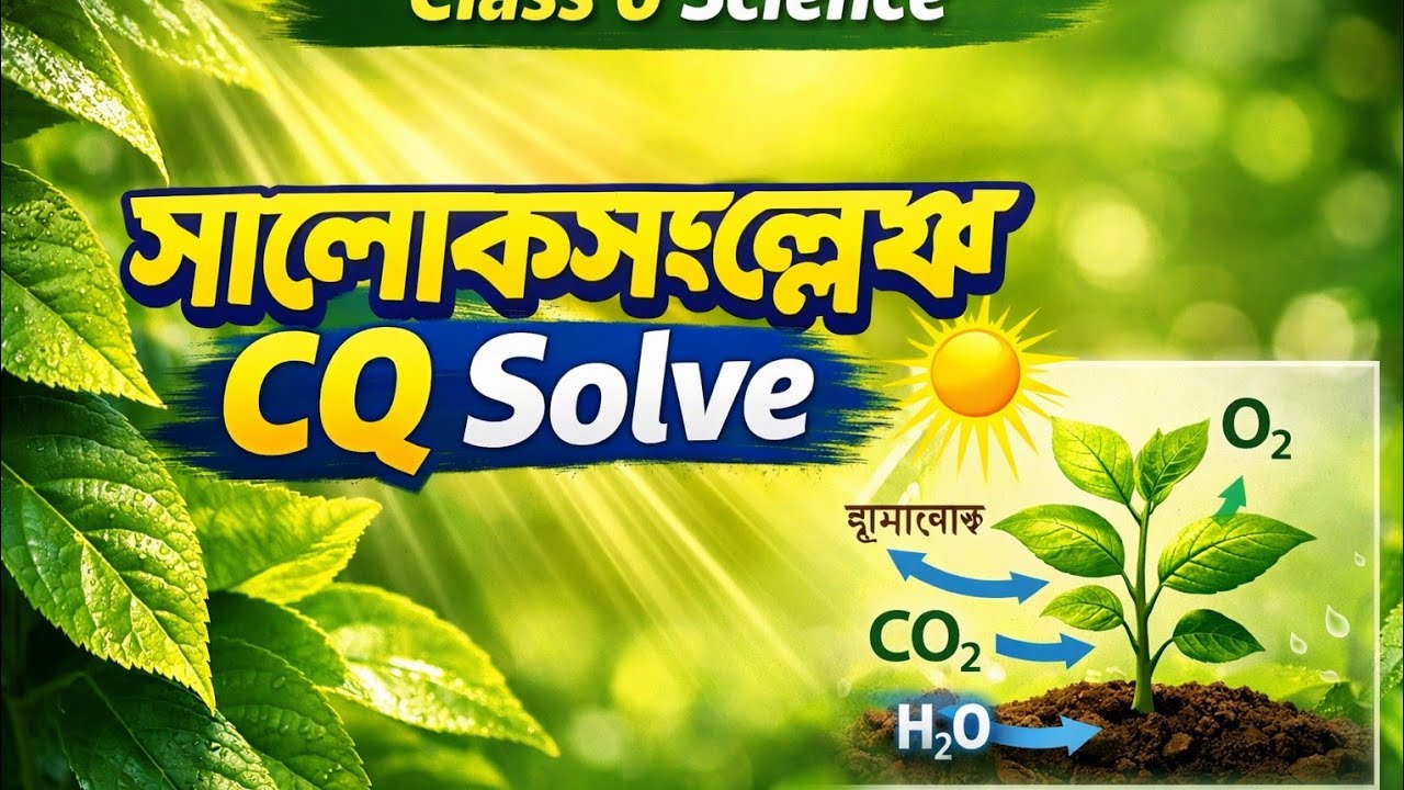 সালোকসংশ্লেষণ কী? | Photosynthesis Bangla | সহজ টেকনিক ও সমীকরণ