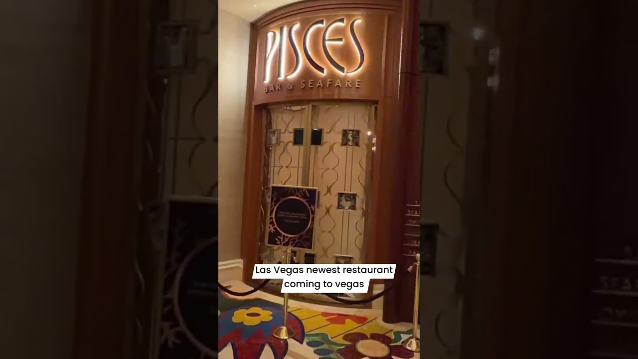 The newest hottest restaurant coming to Vegas! This is Pisces at the Wynn