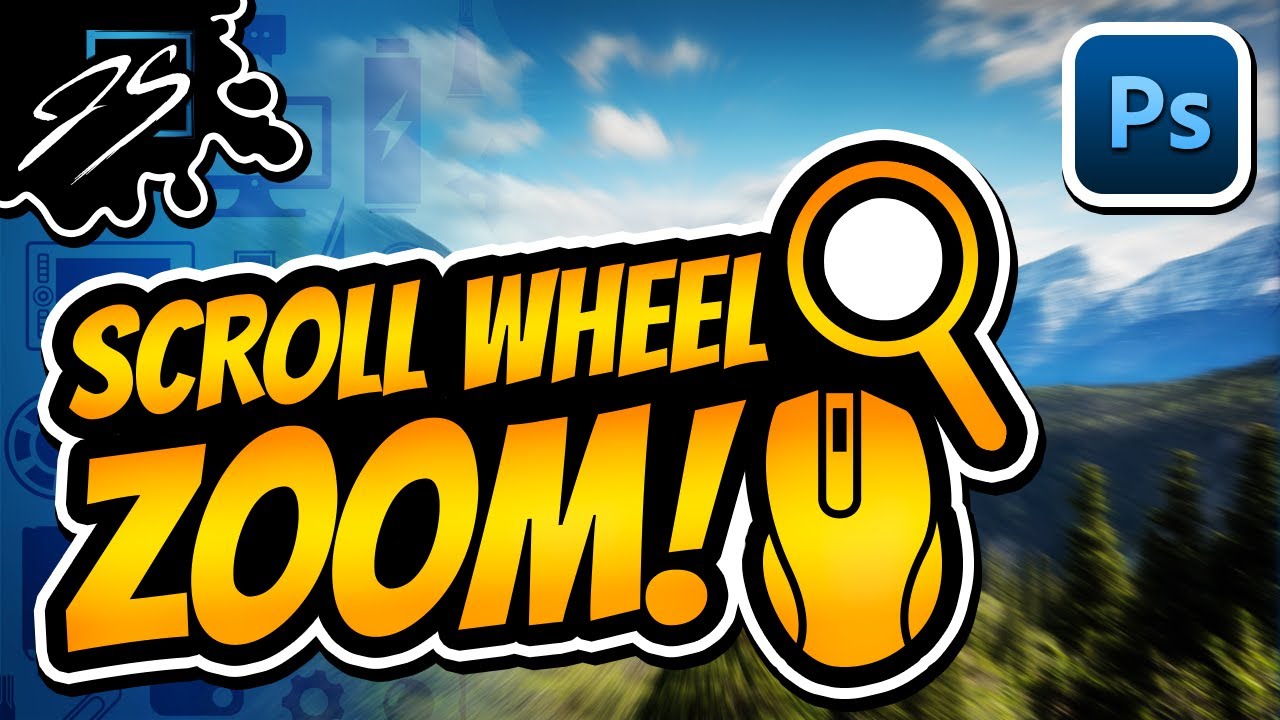 How to Zoom in Photoshop with the Scroll Wheel (Fast Workflow!)