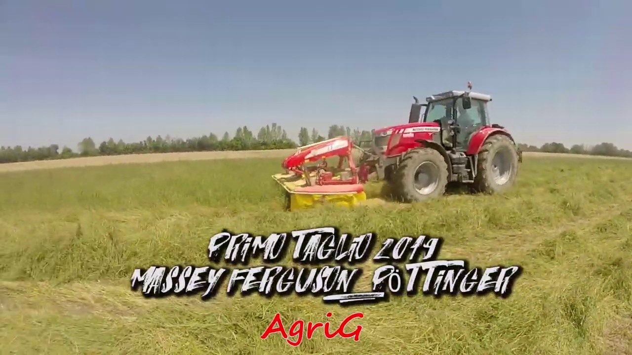 Primo Taglio con Massey Ferguson e falciacondizionatrici P&ouml;ttinger