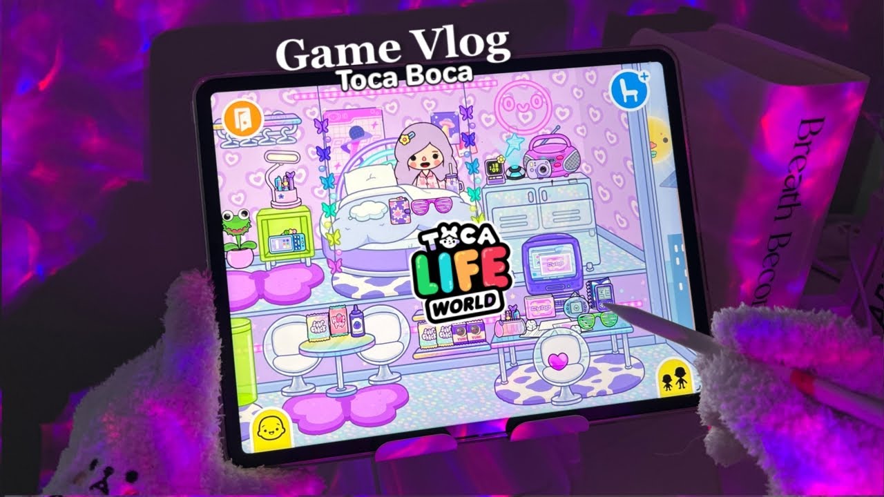 Rich Family Night Routine in Y2K LOFT 🩷💋Toca Boca Vlog | Toca Life World | Game Vlog 👾 | iPad Pro